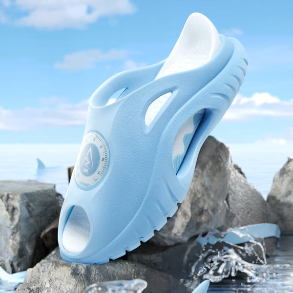 Rigorer Shark Unisex SkyBlue Slides Basketball Sports Slippers