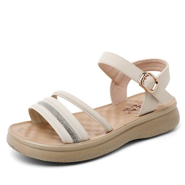 Women's Rhinestone Sandals Soft Sole Casual Sandals Non Slip