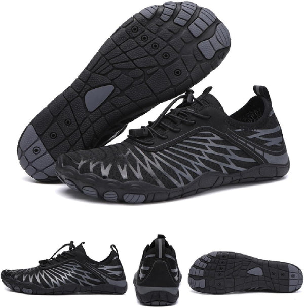 Unisex Breathable Barefoot Shoes with Wide Toe for Hiking, Walking