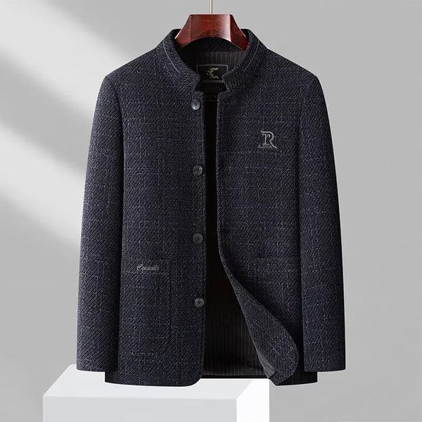 2024 New Men's Autumn Business Casual Jacket with Pockets