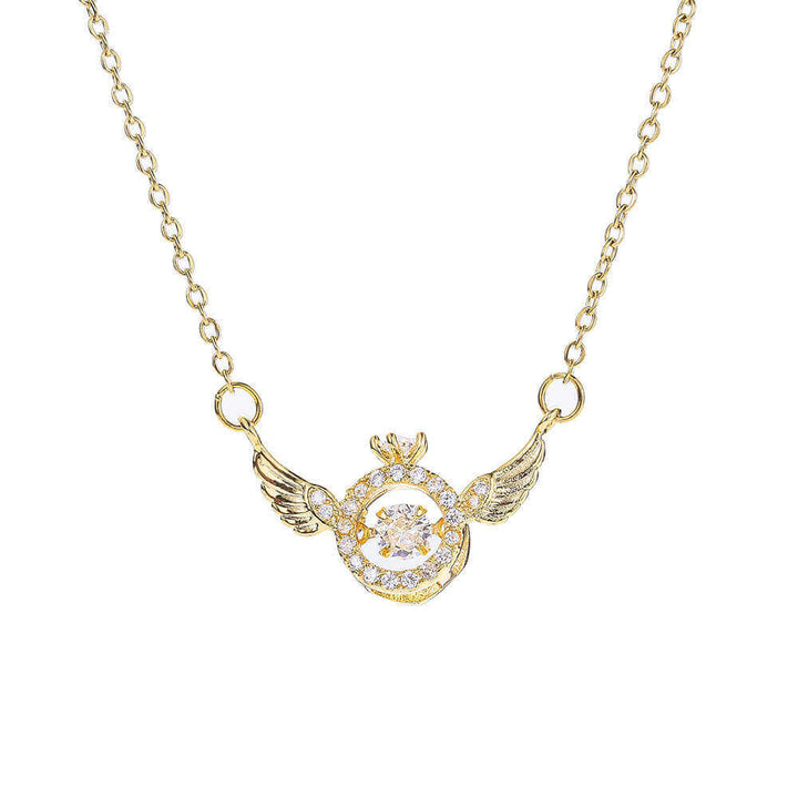 Angel Wings Pendant Smart Necklace-Versatile Collarbone Chain - AIGC-DTG