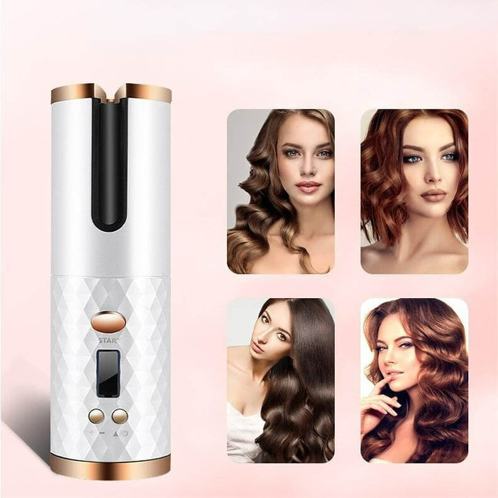 Wireless Fully Automatic Hair Curling  Iron USB Charging Lazy Curling Iron - AIGC-DTG