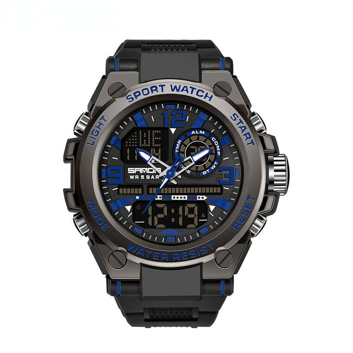 Trendy Outdoor Sports Shockproof Watch-Waterproof Luminous Electronic Watch - AIGC-DTG