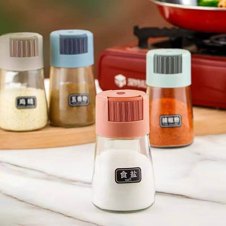 [4pcs] Thickened PET Food Grade Thickened Salt Control Bottle - AIGC-DTG