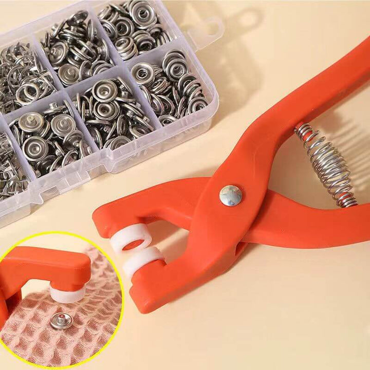 Installation Tool Pliers Set: Seam-free Invisible Snap-on Buttons - AIGC-DTG