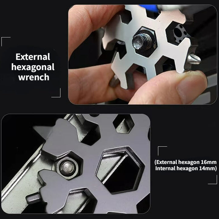 Portable Multifunctional Snowflake Wrench - AIGC-DTG