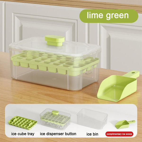 Ice Cube Tray with Lid Ice Cube Maker and Storage Container