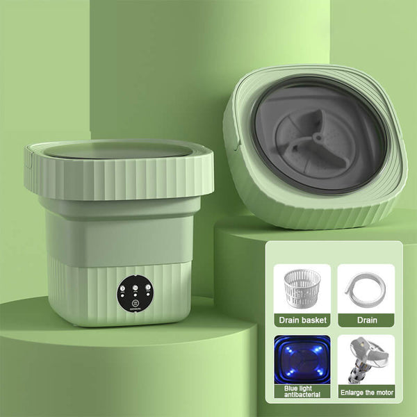 Portable Washing Machine Foldable Mini Washer for Underwear Socks
