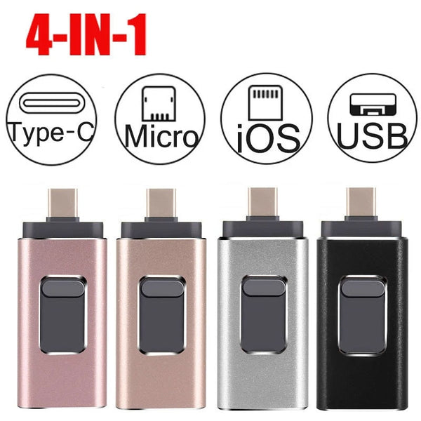 🔥4 In 1 High Speed USB Multi Drive Flash Drive⚡️