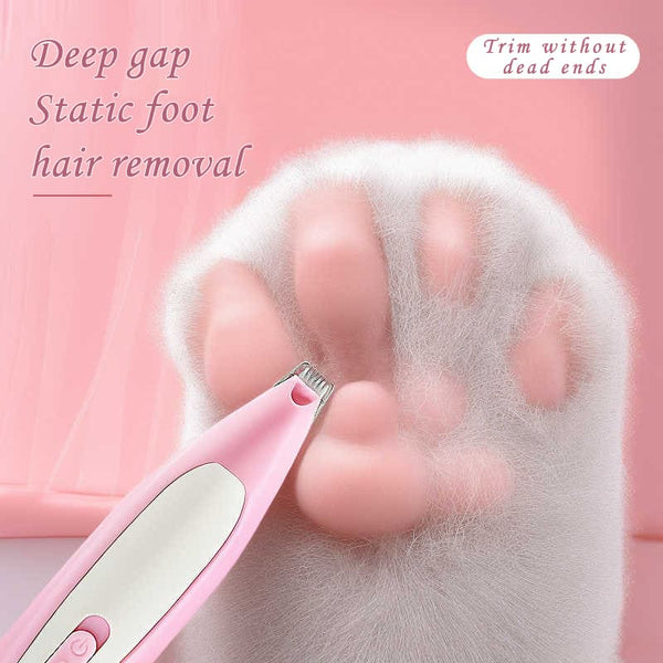 Electric Pet Clipper, Grooming Tool, Paw Hair Trimming Device