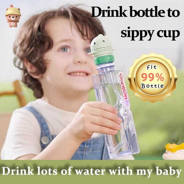 Water Bottle Straw Adapter with Anti-Choke Design for Children