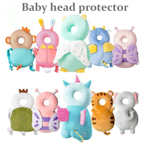 Infant Toddler Anti-Fall Head Cushion Protective Pad Backfall Hat for Walking Learning