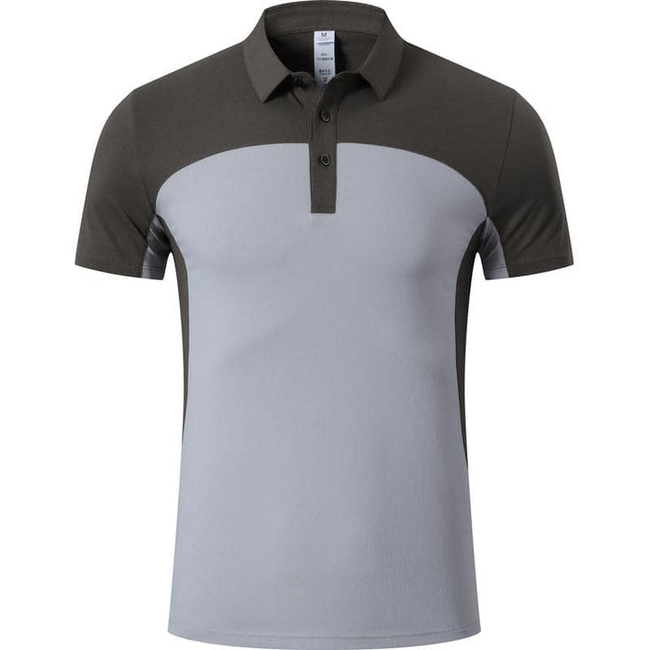 Men's Quick Drying Color Matching Polo T-shirt - AIGC-DTG