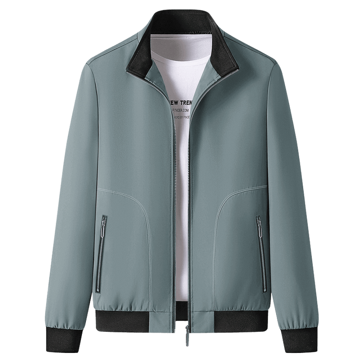 Men's Casual Business Standing Collar Jacket - AIGC-DTG