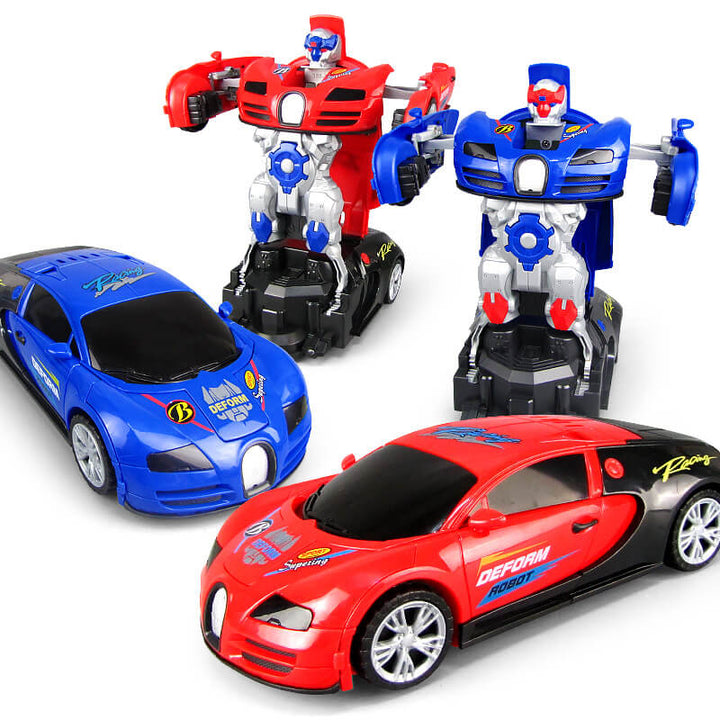 Electric Universal Deformation Police Toy Car (Need 3 AAA batteries) - AIGC-DTG
