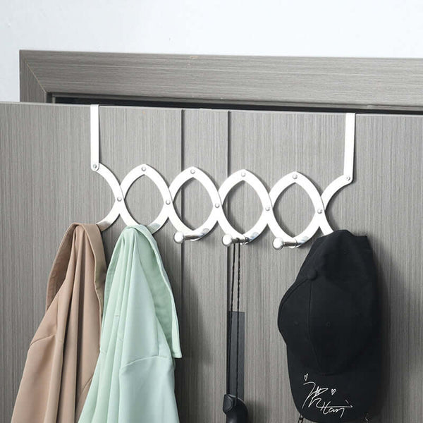 Retractable Metal Clothes Hanger-Punch-Free Storage Rack - AIGC-DTG