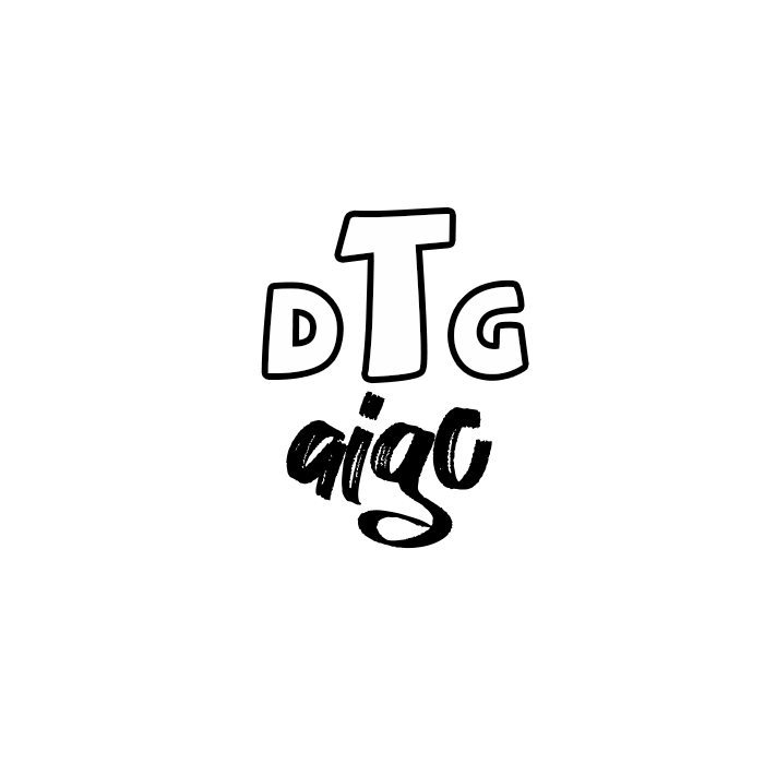 Men's Cotton Polo with DTG Letters Design - AIGC-DTG