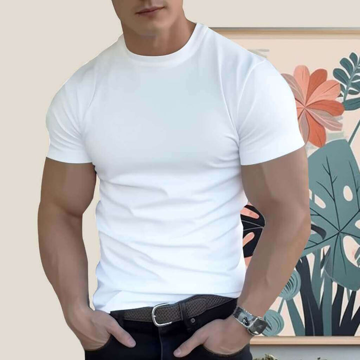 Men's 100% Supima Cotton Soft Comfortable T-Shirts in 8 Colors - AIGC-DTG
