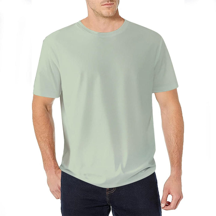 Men's Pure Supima Cotton Soft Comfortable Tee in 8 Colors - AIGC-DTG