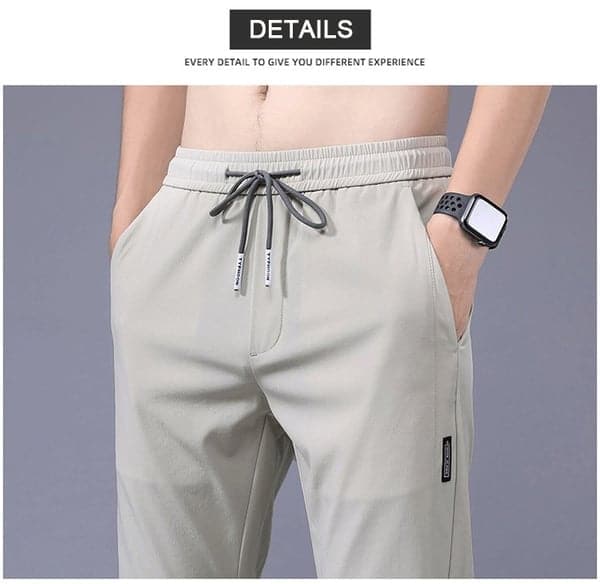 Men's Ice Silk Fast Dry Stretch Pants - AIGC-DTG