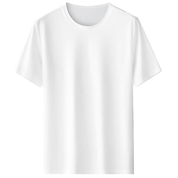 Men's Lightweight Round Neck Ice Silk Seamless T-shirt - AIGC-DTG