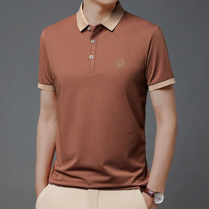 Men's Short Sleeve Embroidered Polo Shirt 6 Colors & Sizes Available - AIGC-DTG