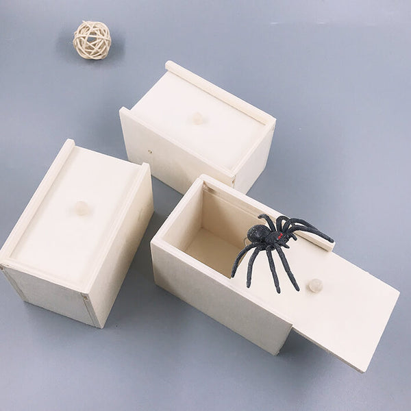 Scary Wooden Box Spider Scary Wooden Box Spider Prank Toy - AIGC-DTG