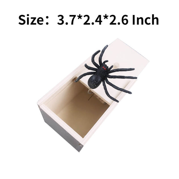 Scary Wooden Box Spider Scary Wooden Box Spider Prank Toy - AIGC-DTG