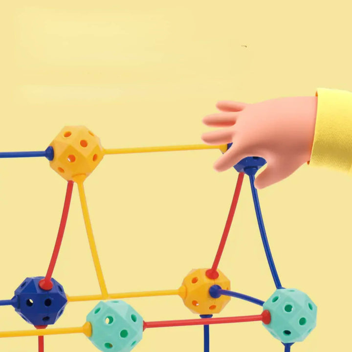 3D Versatile Bead-inserting Three-dimensional Geometric Puzzle Toy - AIGC-DTG