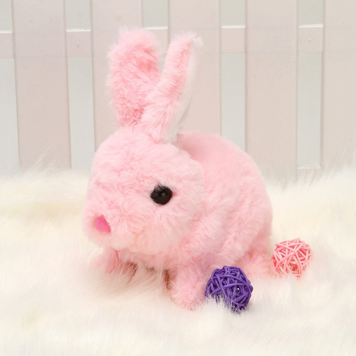 Cute Electric Bunny Toy Plush Toy Easter Gift for Kids - AIGC-DTG