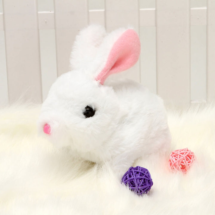 Cute Electric Bunny Toy Plush Toy Easter Gift for Kids - AIGC-DTG