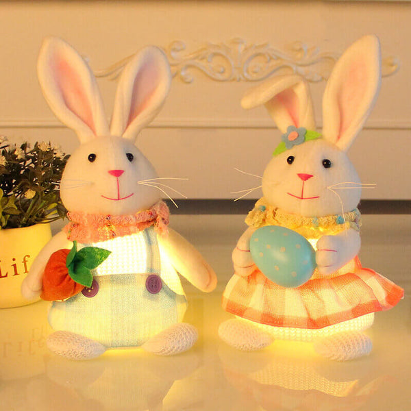 Easter Bunny LED Standing Rabbit Toy Desktop Ornament - AIGC-DTG