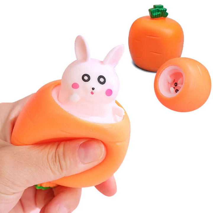 POP UP Carrot Bunny Easter Funny Toy - AIGC-DTG