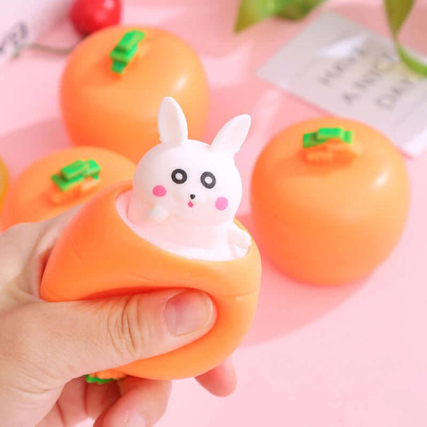 POP UP Carrot Bunny Easter Funny Toy - AIGC-DTG