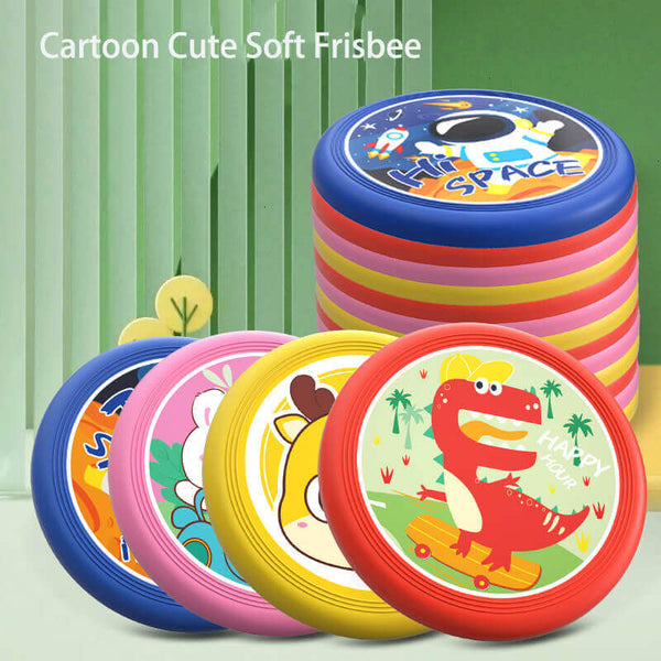 Cartoon PU Soft Frisbee Hand Throwing Toy Parent-Child Interaction - AIGC-DTG