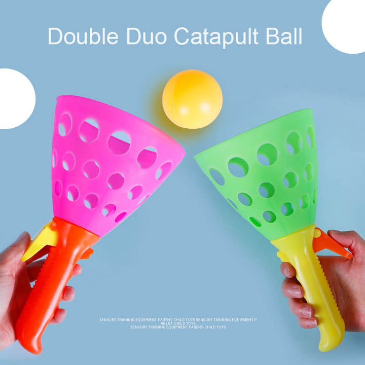 Double Duo Catapult Ball: Interactive Parent-Child Fun Toy - AIGC-DTG