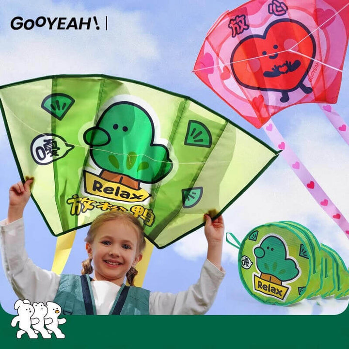 Pocket Kite Spring Cartoon Kids Kite - Easy Flying in Gentle Breezes - AIGC-DTG