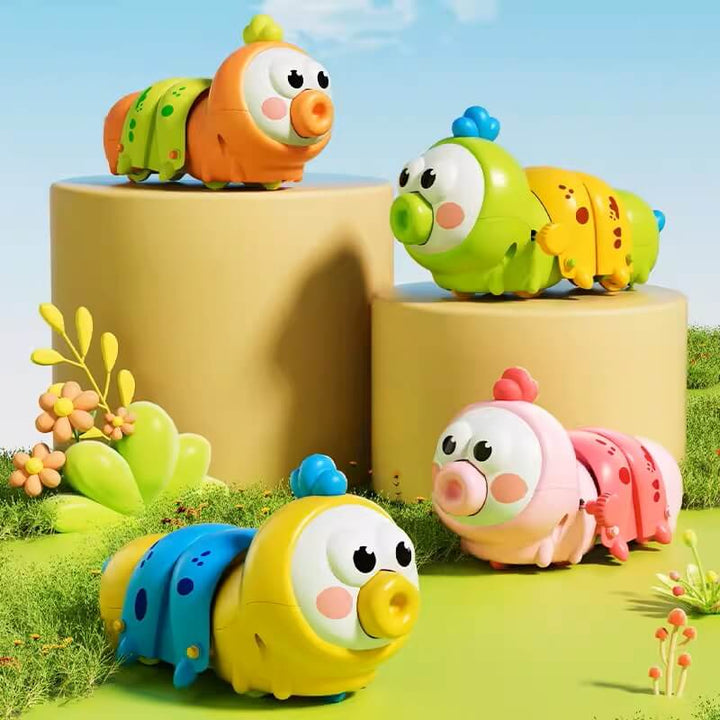Wind Up Toys Caterpillar Toy for 0-3 Year Old Infants and Toddlers - AIGC-DTG