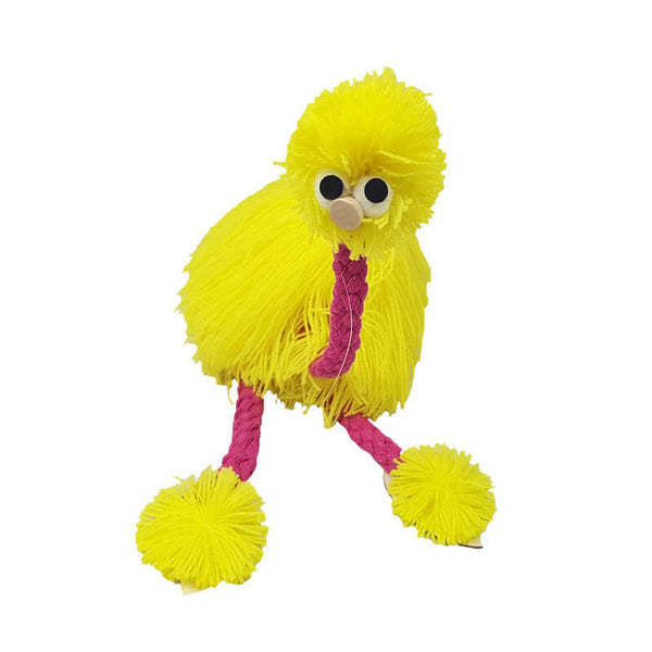 String Puppet Ostrich Toy Fun and Interactive Marionette: Walks, Sits, and Eats