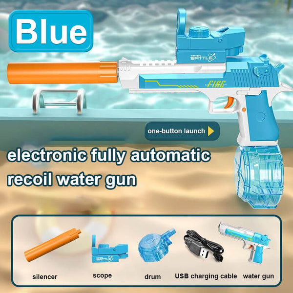 Electric Water Gun Toy for Kids - Summer Fun Automatic Water Blaster