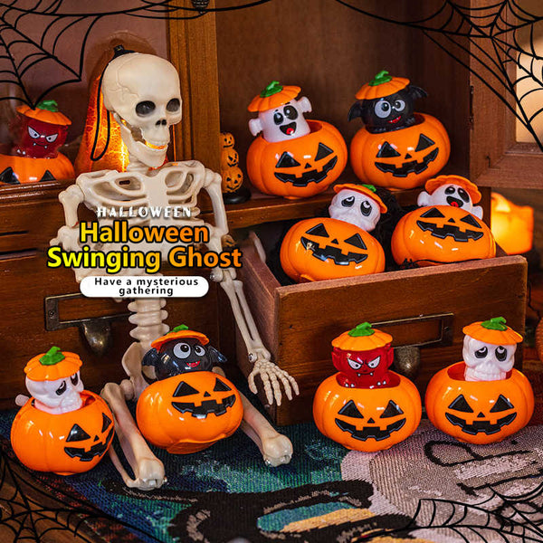 Swinging Goblin Toys, Halloween Decorations, Pumpkin Ghosts