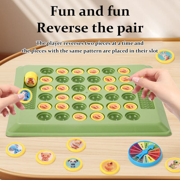 Two-Player Animal Matching Game: An Interactive Parent-Child Puzzle Game