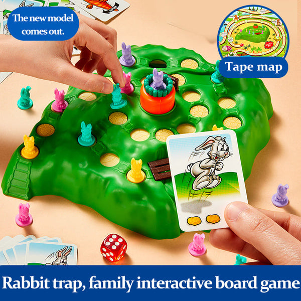 Rabbit Trap Board Game Card Set - Interactive Fun and Creative Family Game for Kids