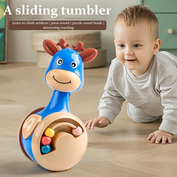 Roly-Poly Deer children's educational toy for infants, designed to soothe and entertain