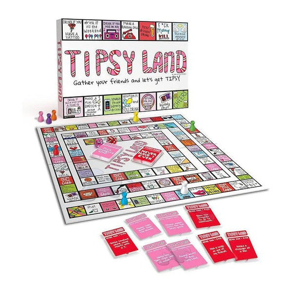 Tipsy Land Party Board Game Fun Drinking Game for Friends