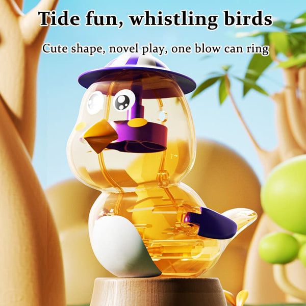 Flapping Wing Fun Water Bird Whistle Toy for Sound Training with Water Injection