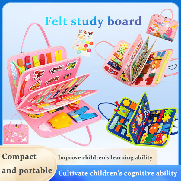 Montessori Felt Learning Board Toy for Early Education Children