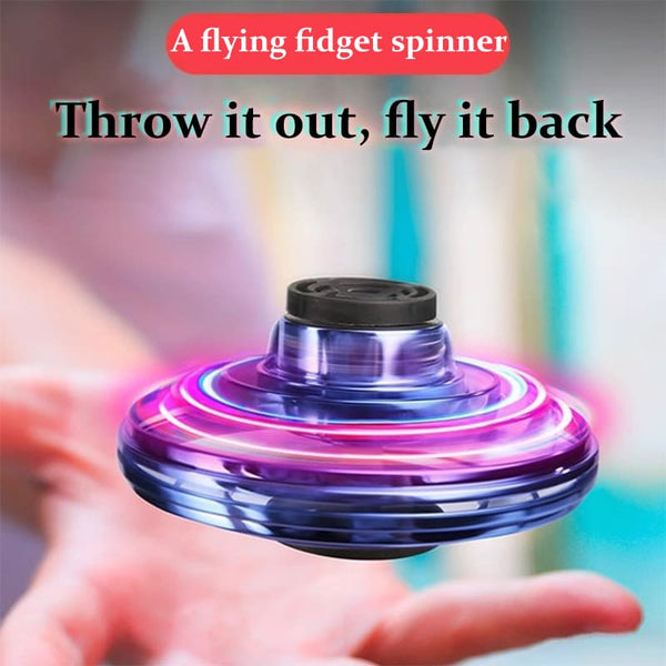 Finger Spinner Aircraft Smart Rotating Hovering Glowing