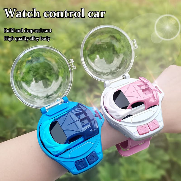 Watch Remote Control Car for Kids - Electric Mini Alloy Racer Toy