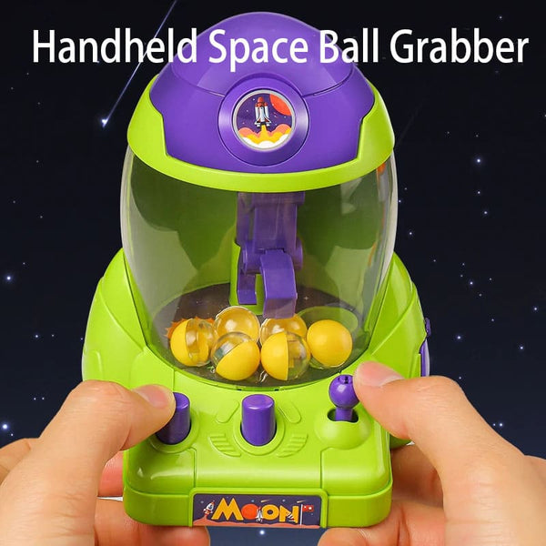 Children's Educational Mini Ball Grabber Machine - Small Space Rocket Claw Machine Toy